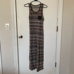 Patterned Maxi Dress